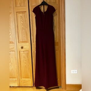 Burgundy jumpsuit size S